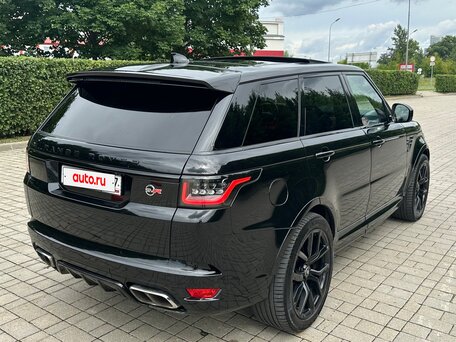 2021 Land Rover Range Rover Sport SVR II Рестайлинг, чёрный, 8100000 рублей, вид 5