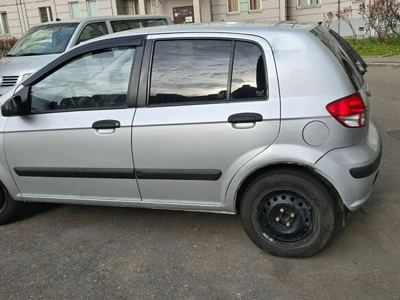 2004 Hyundai Getz I, серебристый, 370000 рублей - вид 3