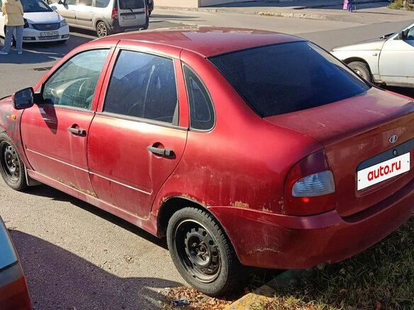 2006 Lada (ВАЗ) Kalina I, красный - вид 3