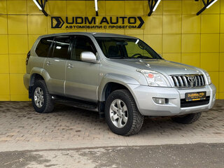 2007 Toyota Land Cruiser Prado 5-speed 120 Series Рестайлинг, серебристый, 2399000 рублей, вид 3