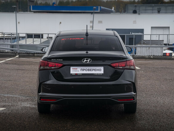 2021 Hyundai Solaris II Рестайлинг, чёрный, 1538000 рублей - вид 5
