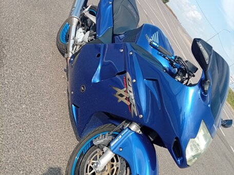 1999 Honda CBR 1100 XX, синий, 405000 рублей, вид 2