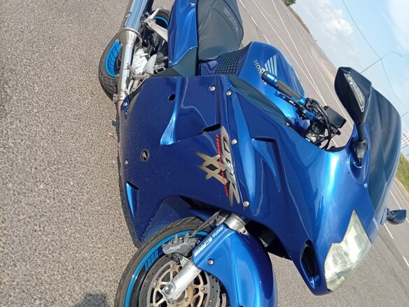 1999 Honda CBR 1100 XX, синий - вид 1