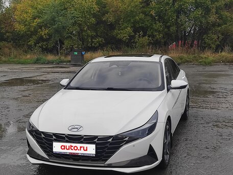 2021 Hyundai Elantra VII (CN7), белый, 1990000 рублей, вид 1