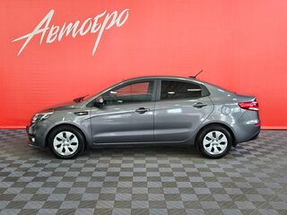 2017 Kia Rio III Рестайлинг, серый, 1130000 рублей, вид 2