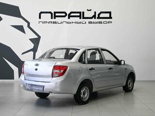 2013 Lada (ВАЗ) Granta I, серебристый, 389900 рублей, вид 3