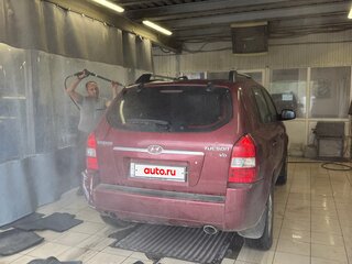 2005 Hyundai Tucson I, красный, 731000 рублей, вид 3