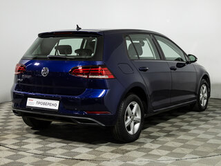 2018 Volkswagen Golf VII Рестайлинг, синий, 1499700 рублей, вид 5