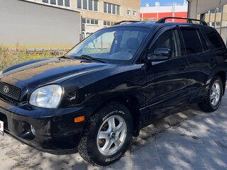 2003 Hyundai Santa Fe I, чёрный, 597000 рублей, вид 1