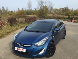 2014 Hyundai Elantra V (MD) Рестайлинг, синий, 1000000 рублей, вид 2