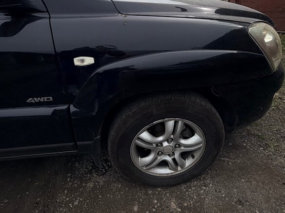 2005 Kia Sportage II, чёрный, 700000 рублей - вид 2
