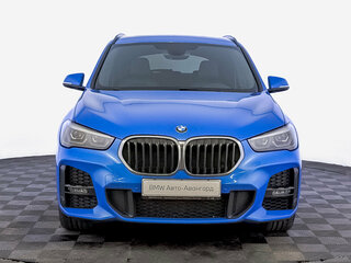 2021 BMW X1 20i xDrive II (F48) Рестайлинг, синий, 3550000 рублей, вид 2