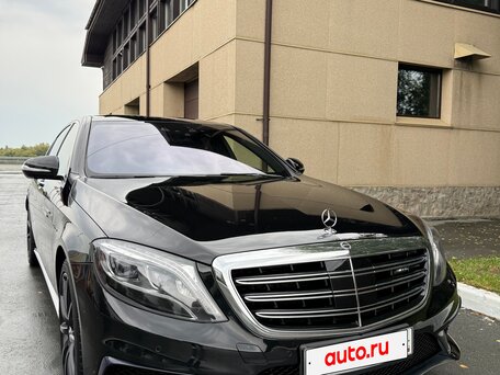 2015 Mercedes-Benz S-Класс AMG 63 AMG Long III (W222, C217), чёрный, 5800000 рублей, вид 1