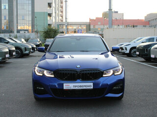 2021 BMW 3 серии 320i xDrive VII (G2x), синий, 3775000 рублей, вид 3