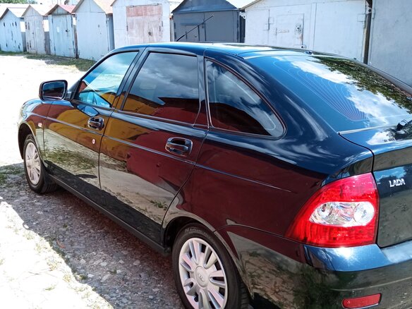 2013 Lada (ВАЗ) Priora I Рестайлинг, чёрный, 525500 рублей - вид 4