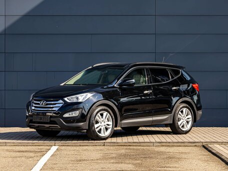 2014 Hyundai Santa Fe III, чёрный, 1445000 рублей, вид 1