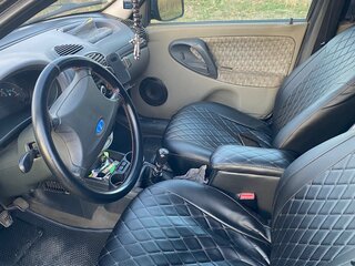 2010 Lada (ВАЗ) Kalina I, чёрный, 320000 рублей, вид 4