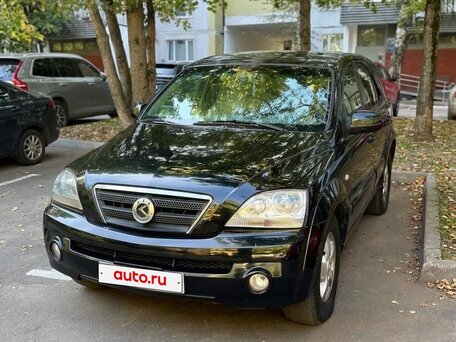 2005 Kia Sorento 5-speed I, чёрный, 445000 рублей, вид 1