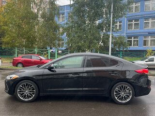 2017 Hyundai Elantra VI (AD), чёрный, 1630000 рублей, вид 3