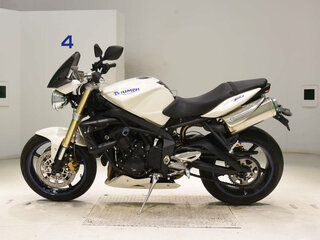 2009 Triumph Street Triple, белый, 439000 рублей, вид 2