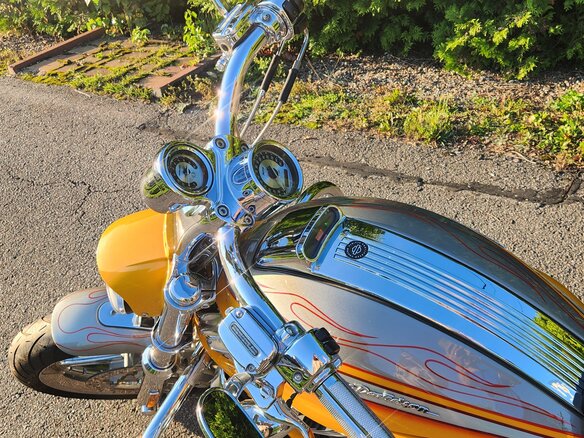 2006 Harley-Davidson V-Rod, жёлтый, 990000 рублей - вид 4