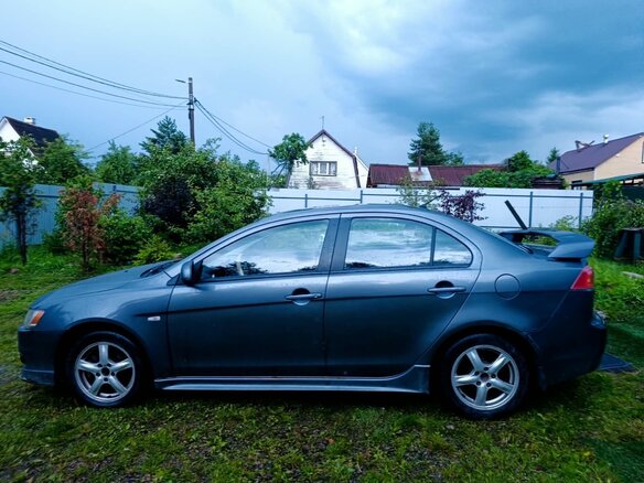 2008 Mitsubishi Lancer X, серый, 650000 рублей - вид 5