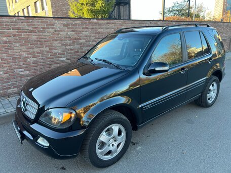 2003 Mercedes-Benz M-Класс 350 I (W163) Рестайлинг, чёрный, 985000 рублей, вид 1