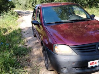 2009 Renault Logan I, красный, 130000 рублей, вид 2