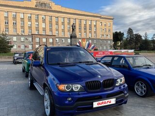 2001 BMW X5 3.0i I (E53), синий, 1400000 рублей, вид 4