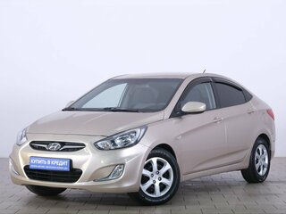 2011 Hyundai Solaris I, бежевый, 869000 рублей, вид 3