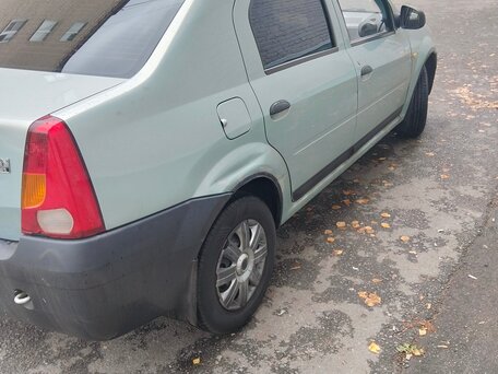 2009 Renault Logan I, зелёный, 235000 рублей, вид 3