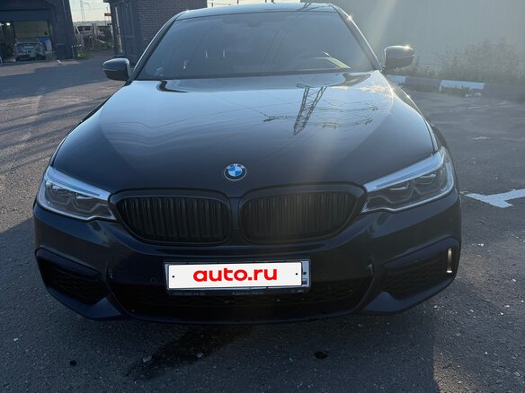 2019 BMW 5 серии 530i xDrive VII (G30/G31/G38), чёрный - вид 1