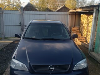 2001 Opel Astra G, синий, 350000 рублей, вид 1