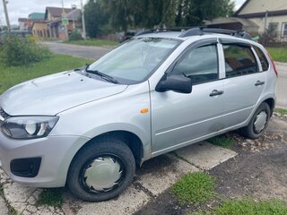 2014 Lada (ВАЗ) Kalina II, серебристый, 350000 рублей, вид 1