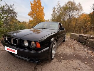 1992 BMW 5 серии 520i III (E34), чёрный, 580000 рублей, вид 2