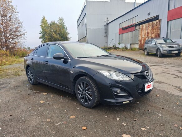 2012 Mazda 6 II (GH) Рестайлинг, чёрный, 1195000 рублей - вид 1