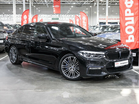 2018 BMW 5 серии 530i xDrive VII (G30/G31/G38), чёрный, 3510000 рублей, вид 4