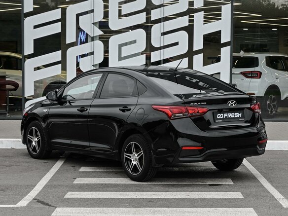2018 Hyundai Solaris II, чёрный - вид 1