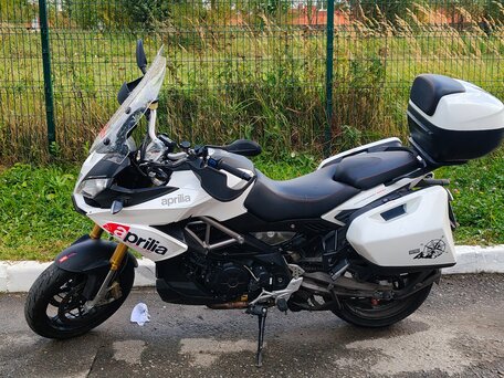 2015 Aprilia ETV 1200 Caponord, белый, 670000 рублей, вид 2
