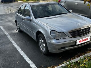 2003 Mercedes-Benz C-Класс 180 II (W203), серебристый, 520000 рублей, вид 1