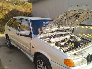 2005 Lada (ВАЗ) 2114, серебристый, 75000 рублей, вид 2