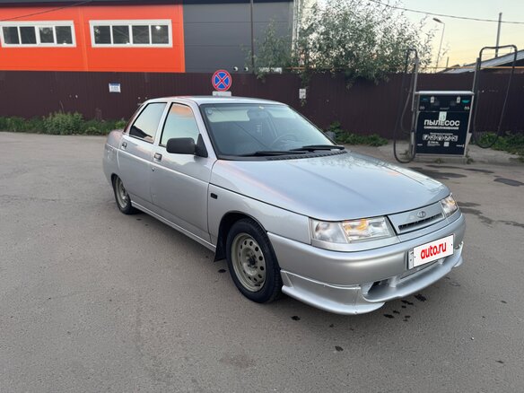 2002 Lada (ВАЗ) 2110, серебристый, 188000 рублей - вид 4