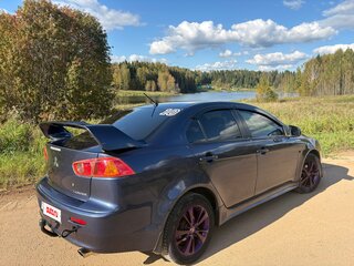 2008 Mitsubishi Lancer X, синий, 560000 рублей, вид 4