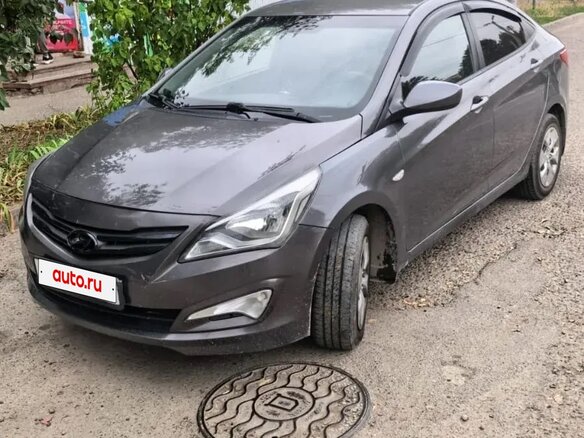 2014 Hyundai Solaris I Рестайлинг, серый