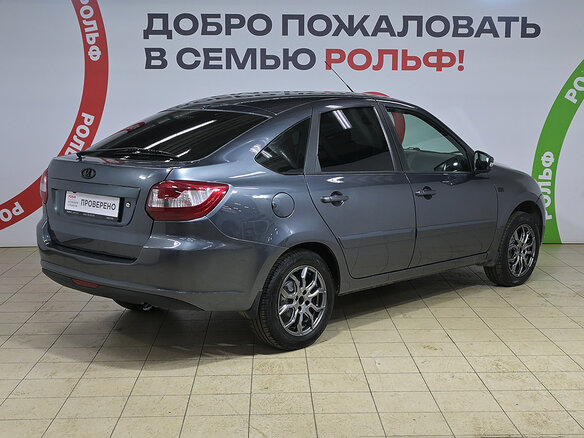 2017 Lada (ВАЗ) Granta I, серый, 376000 рублей - вид 3