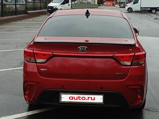 2017 Kia Rio IV, красный, 700000 рублей, вид 4