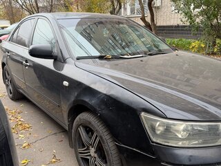 2005 Hyundai Sonata V (NF), чёрный, 400000 рублей, вид 3