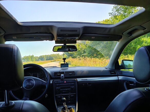 2002 Audi A4 II (B6), чёрный - вид 4