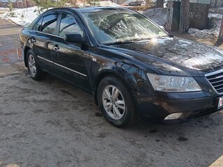 2008 Hyundai Sonata V (NF), чёрный, 570000 рублей, вид 5