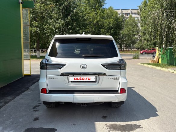 2018 Lexus LX 450d III Рестайлинг 2, белый - вид 3